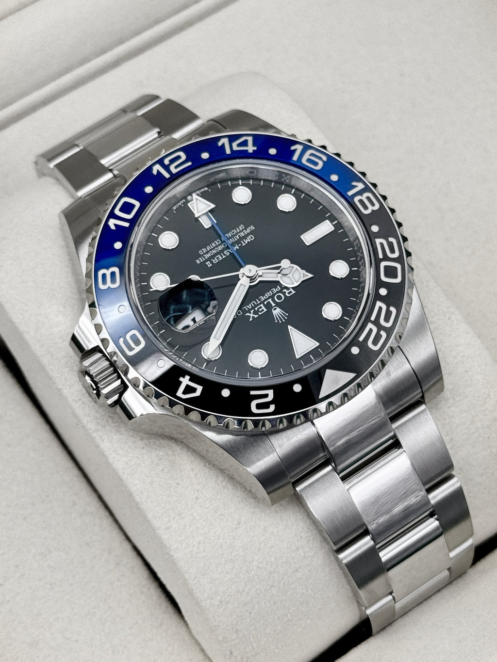 NEW 2026 Rolex GMT-Master II Batman 40mm 126710BLNR Oyster (NEW STYLE CARD)