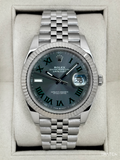 2024 Rolex Datejust 41mm 126334 Jubilee Wimbledon Dial