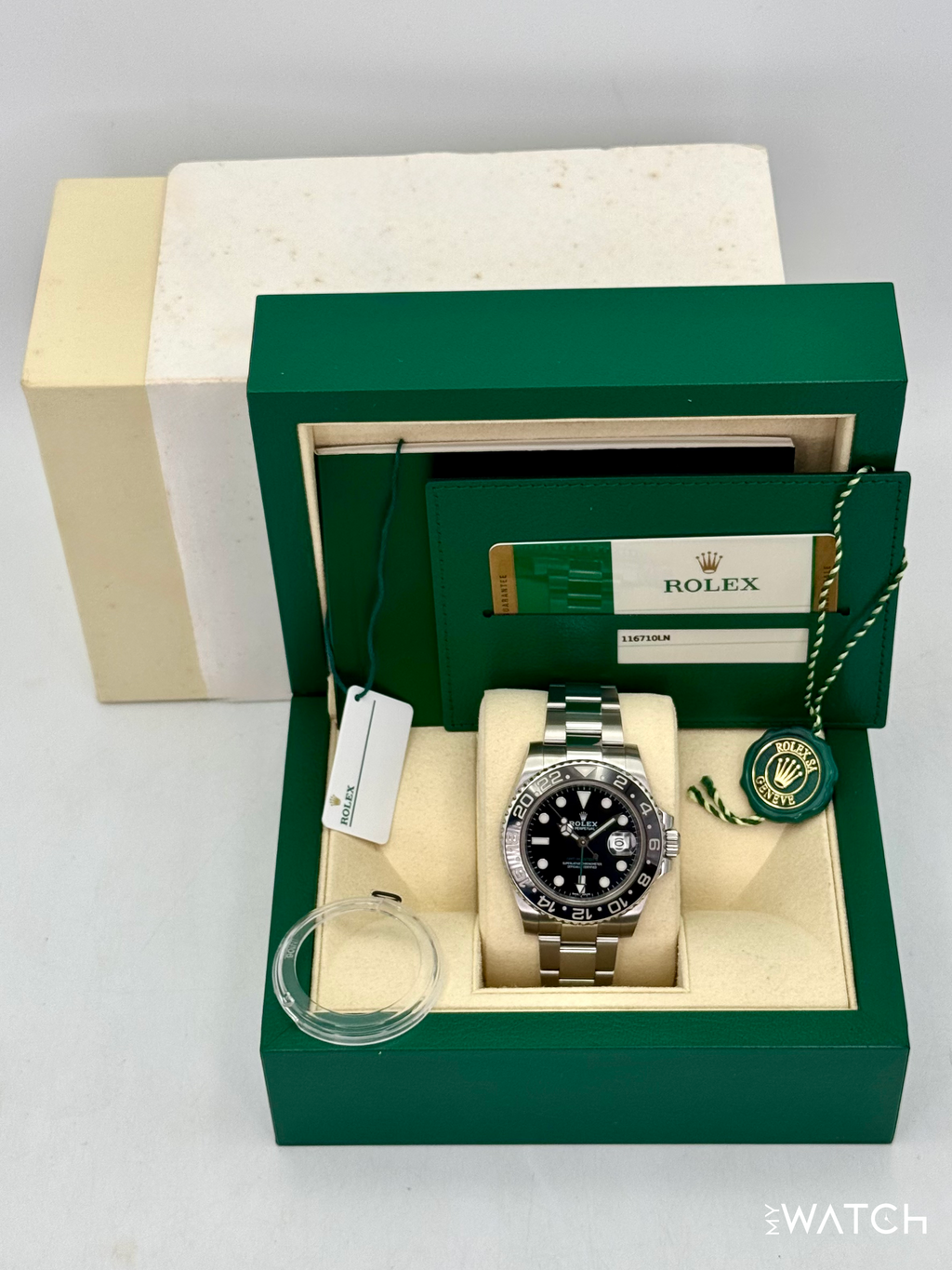 2018 Rolex GMT-Master II 40mm 116710LN Stainless Steel Black Dial