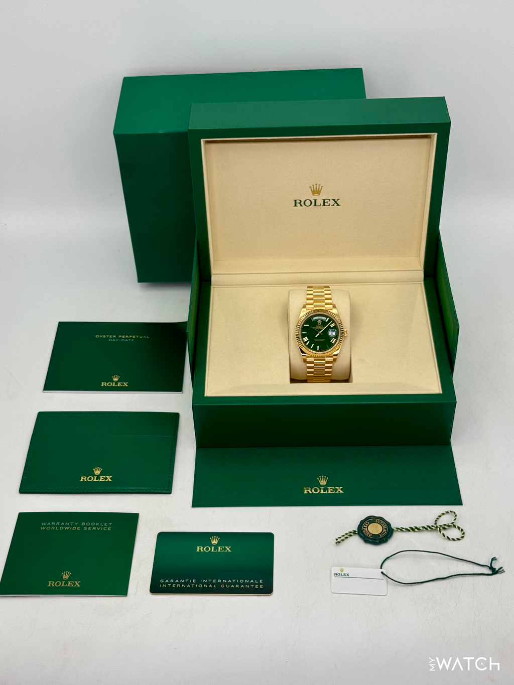 NEW 2026 Rolex Day-Date 40mm 228238 Presidential Green Dial