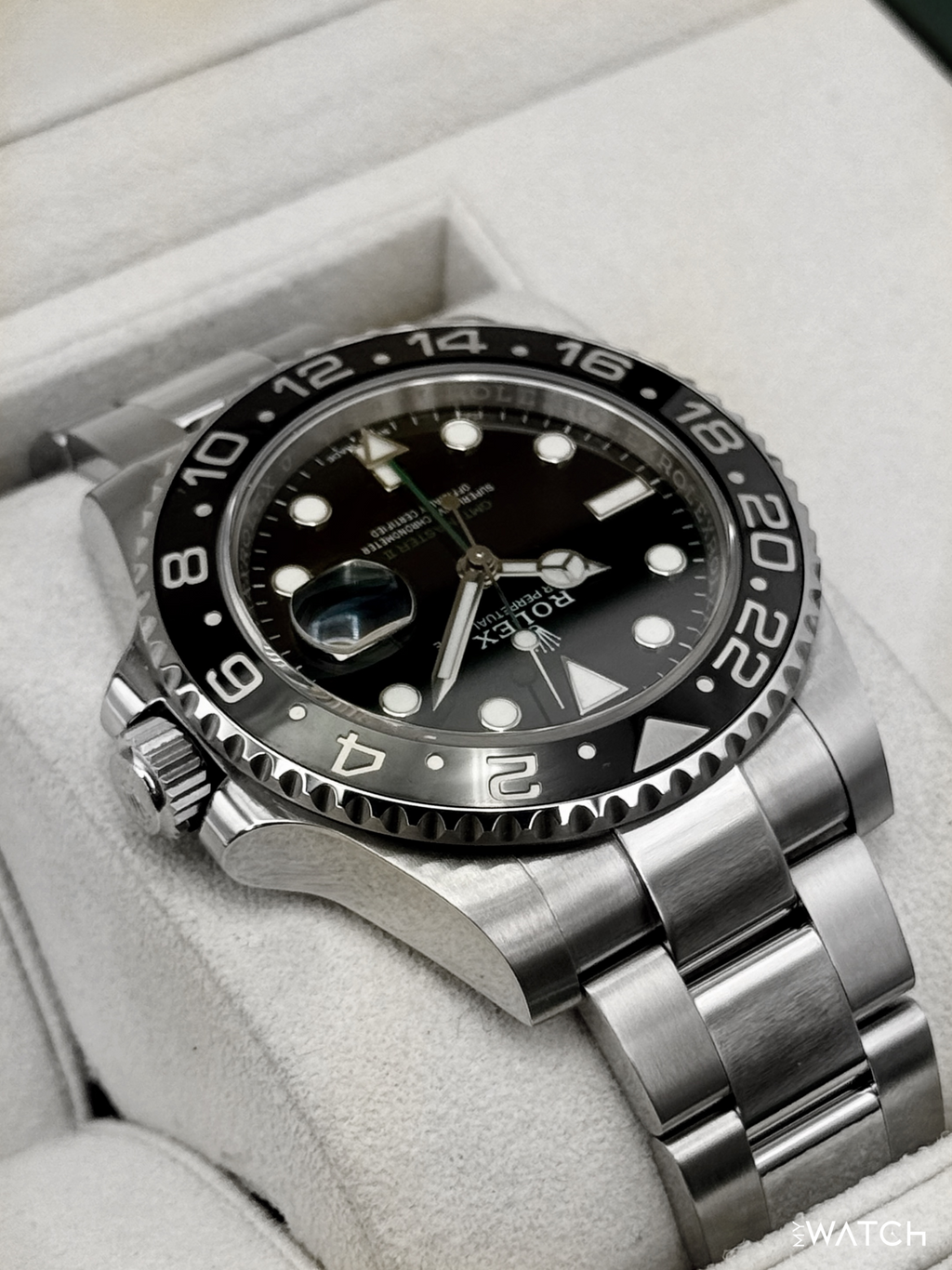 2018 Rolex GMT-Master II 40mm 116710LN Stainless Steel Black Dial