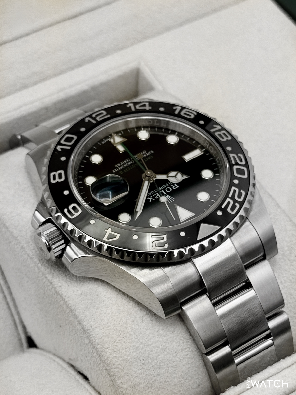 2018 Rolex GMT-Master II 40mm 116710LN Stainless Steel Black Dial