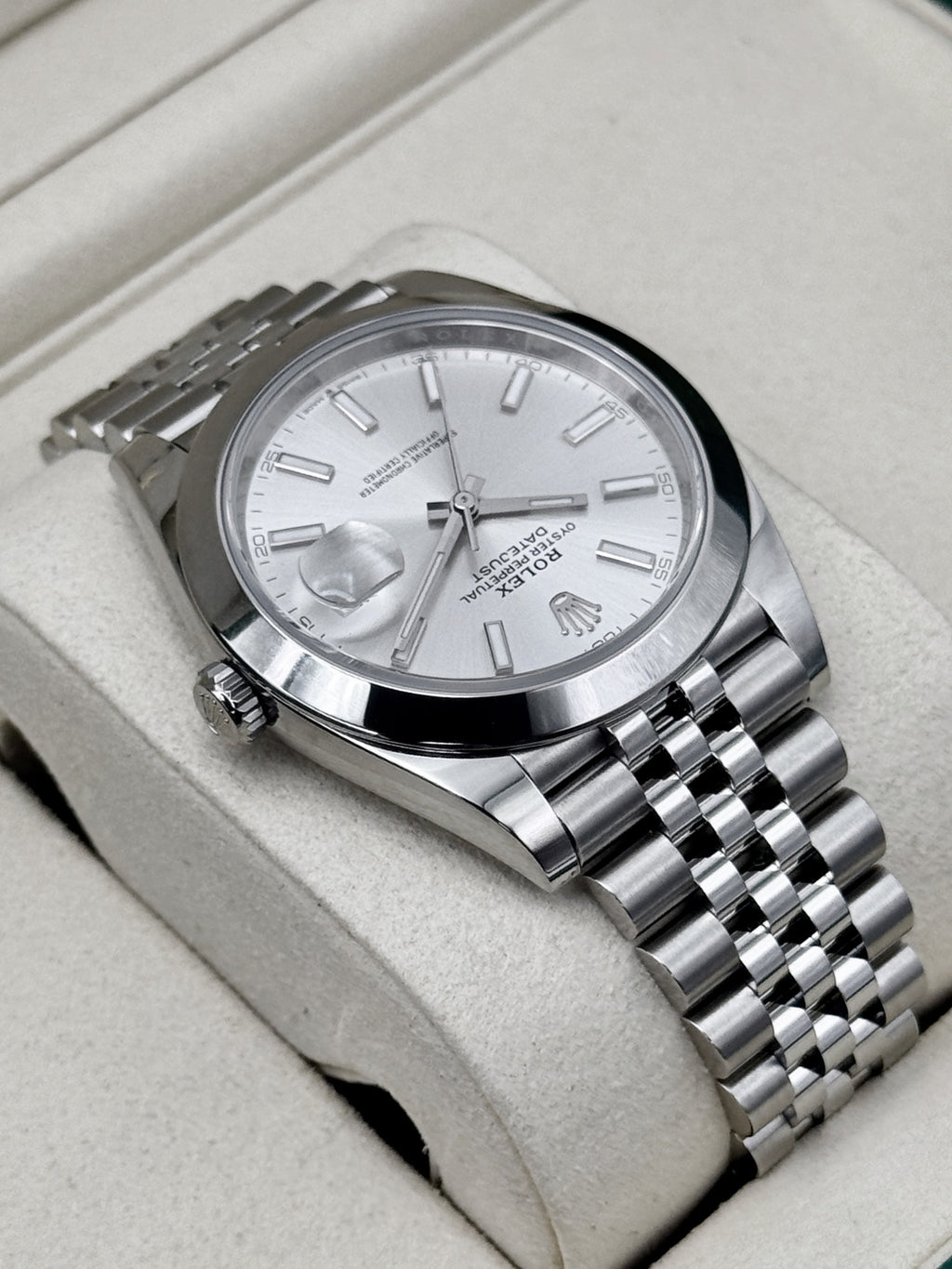 2026 Rolex Datejust 41mm 126300 Stainless Steel Jubilee Silver Dial
