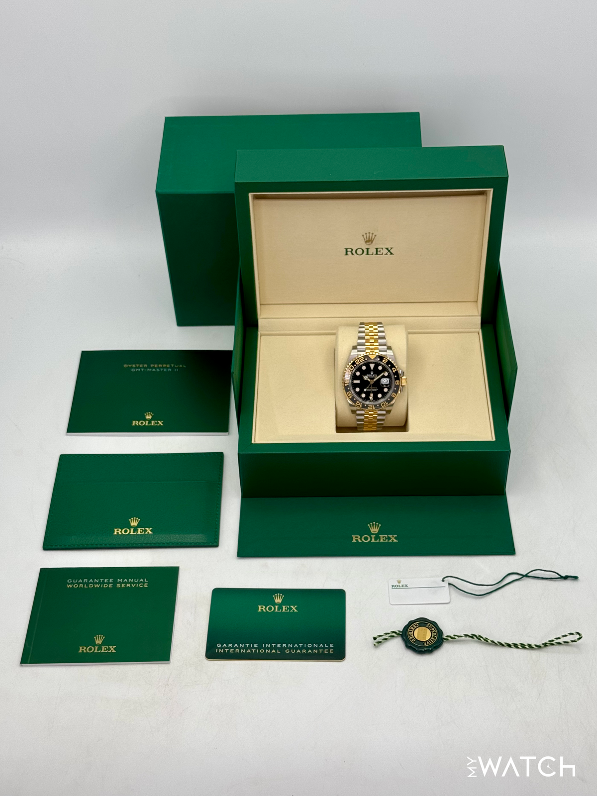 NEW 2025 Rolex GMT-Master II 40mm 126713GRNR Two-Tone Jubilee