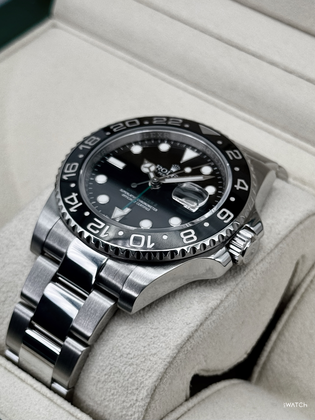 2016 Rolex GMT-Master II 40mm 116710LN Stainless Steel Black Dial