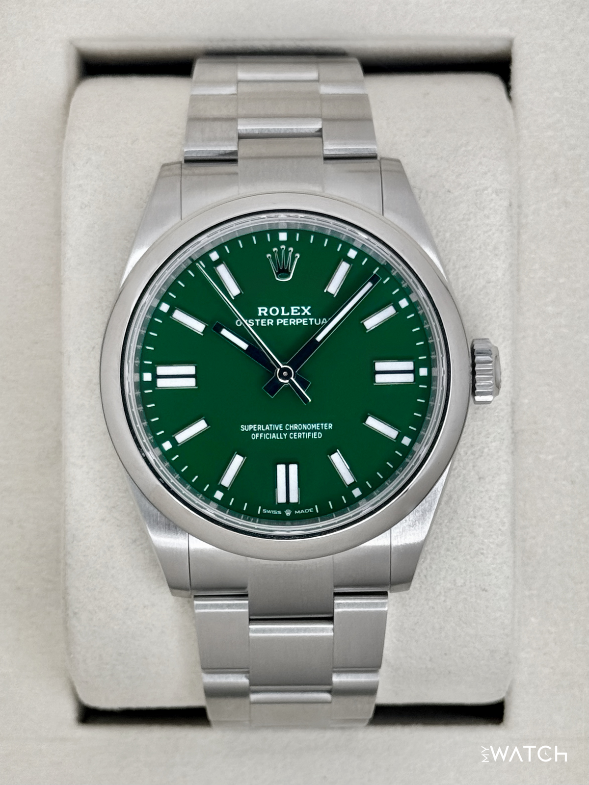 NEW 2026 Rolex Oyster Perpetual 41mm 134300 Green Dial