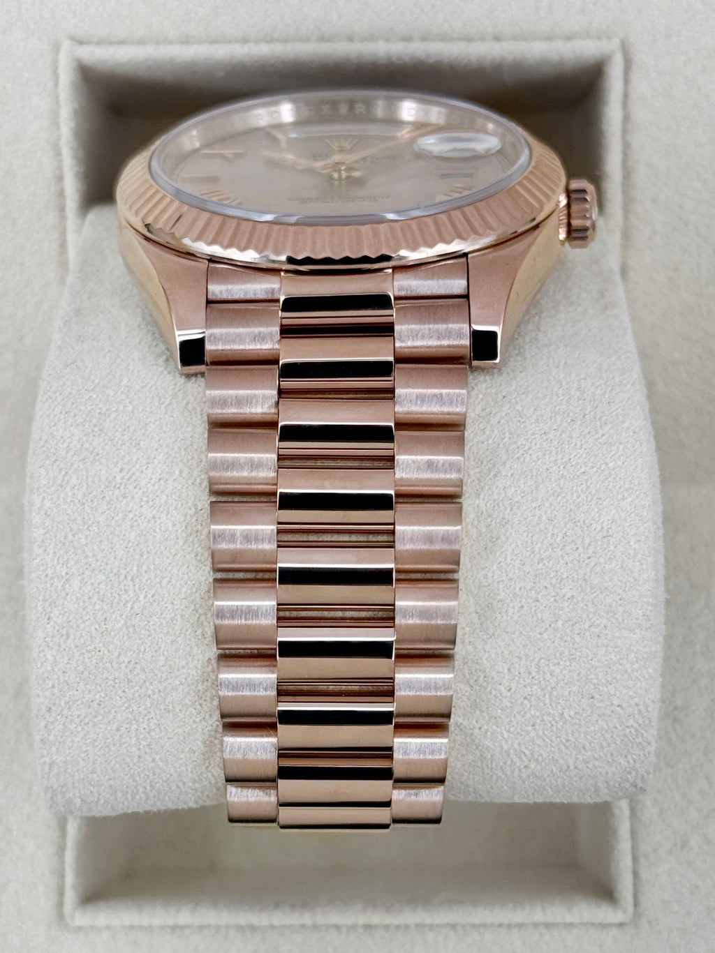 2020 Rolex Day-Date 40mm 228235 Presidential Rose Gold Sundust Dial