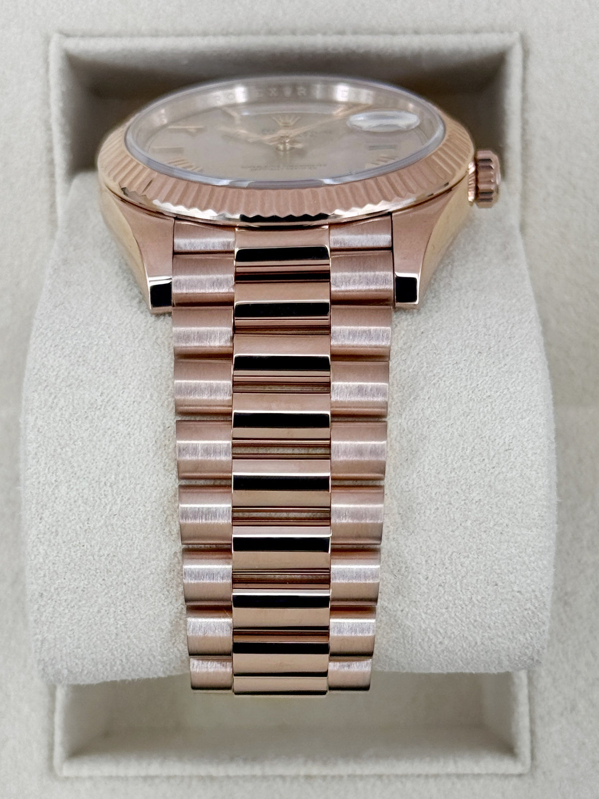 2020 Rolex Day-Date 40mm 228235 Presidential Rose Gold Sundust Dial
