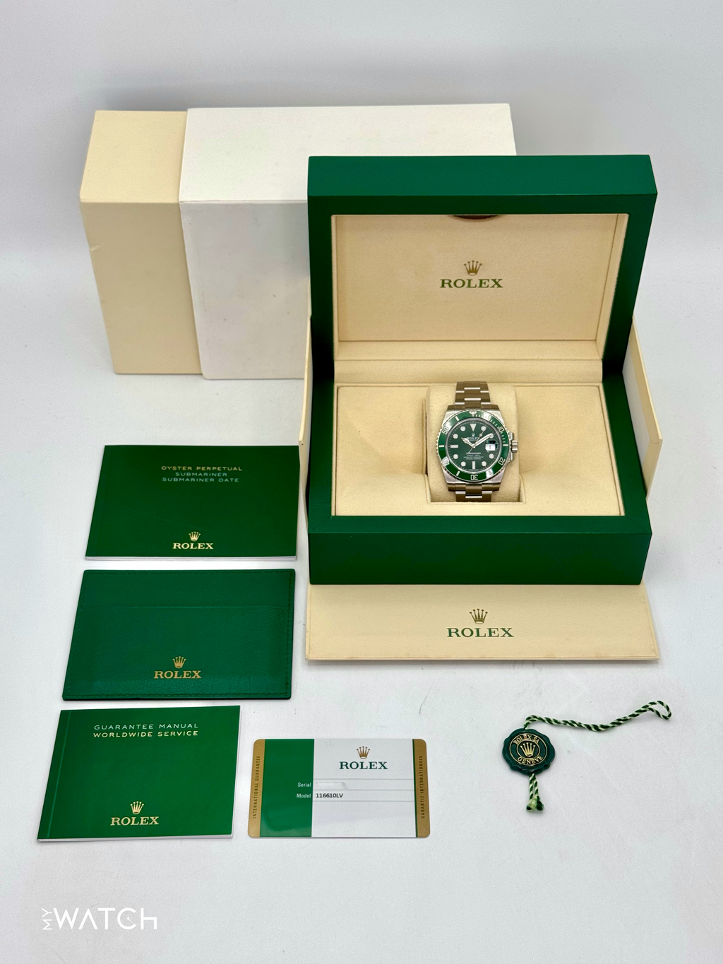 NEW OLD STOCK 2020 Rolex Submariner “Hulk” 40mm 116610LV Green Dial (STICKERED)
