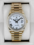 2024 Rolex Day-Date 36mm 128348RBR Presidential Yellow Gold White Dial