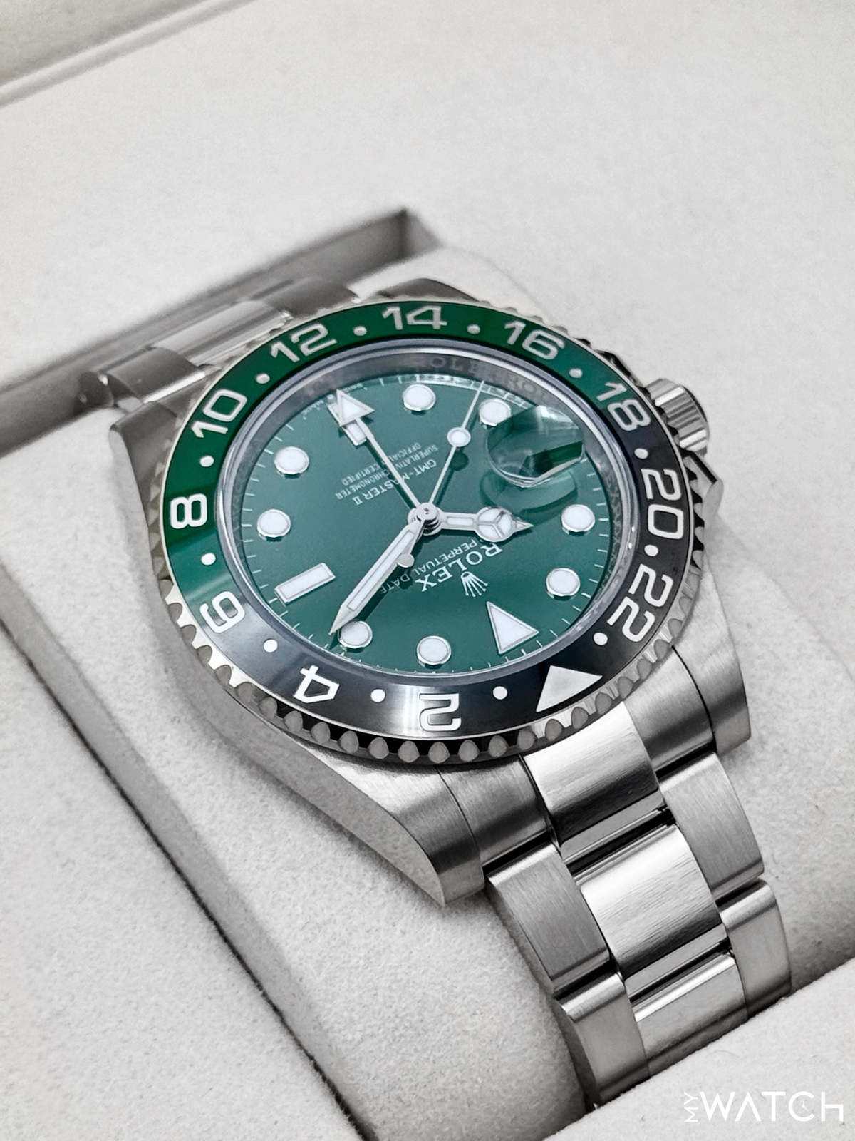 NEW 2026 Rolex GMT-Master II "Sprite" 40mm 126729VTNR White Gold Oyster