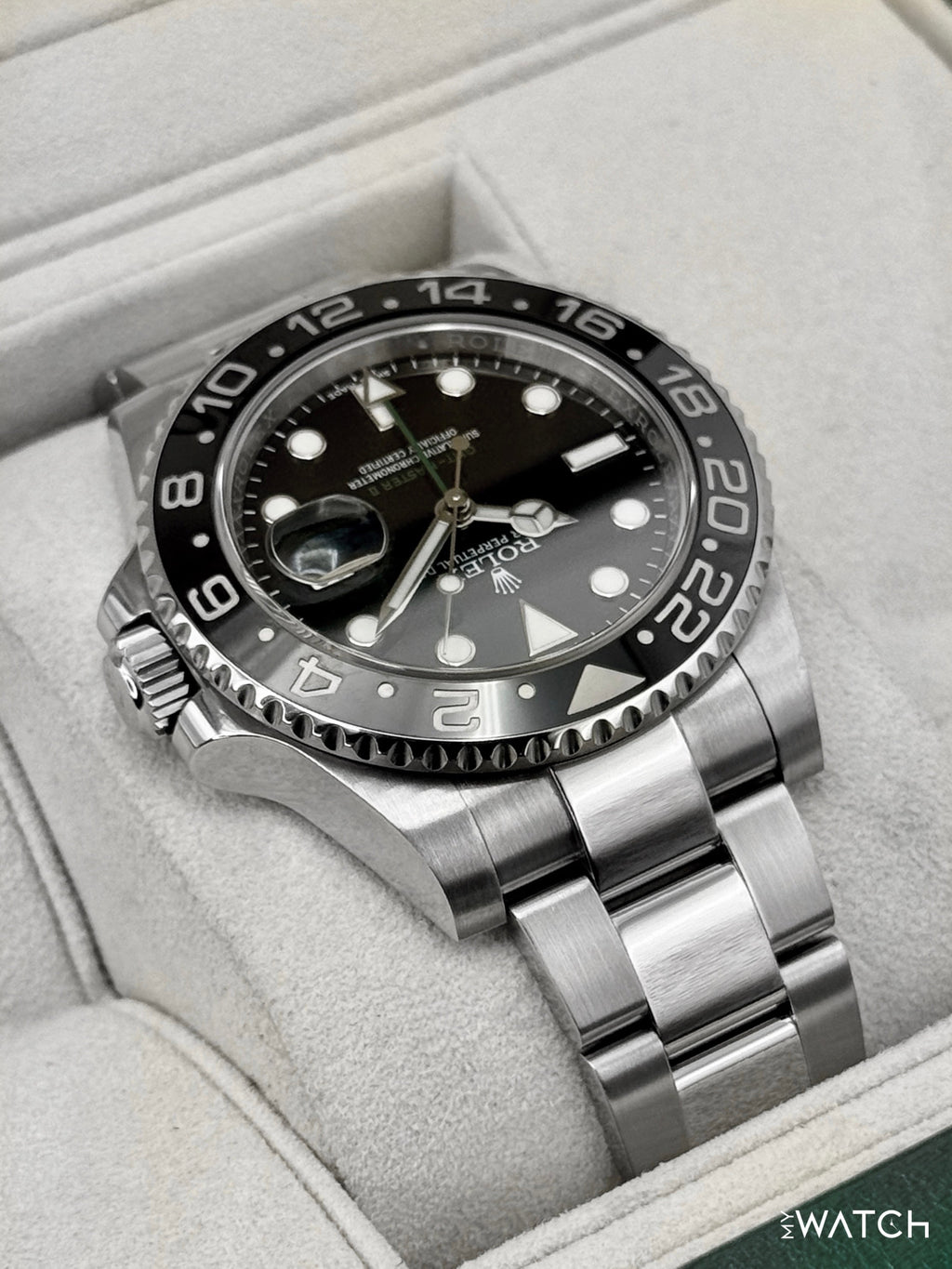 2016 Rolex GMT-Master II 40mm 116710LN Stainless Steel Black Dial