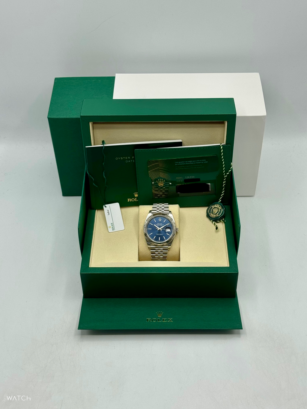 NEW 2025 Rolex Datejust 41mm 126334 Stainless Steel Jubilee Blue Dial