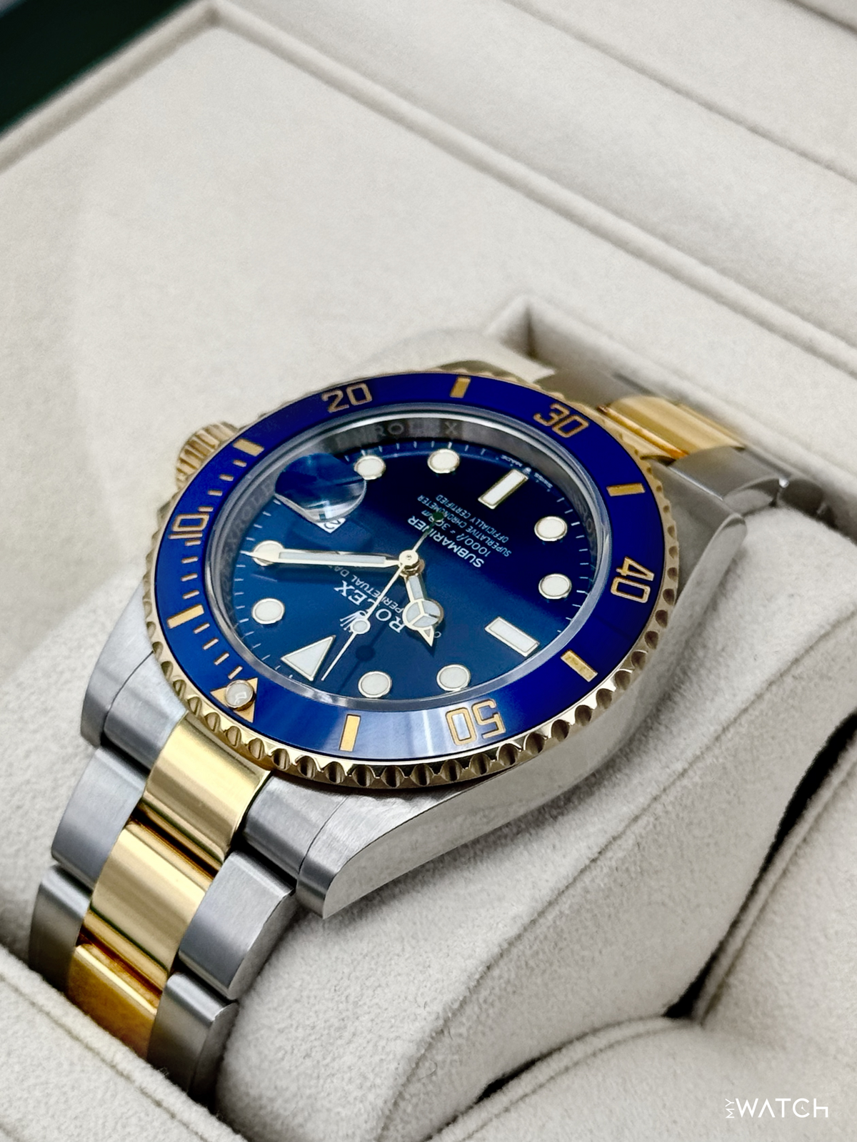 2021 Rolex Submariner "Bluesy" 41mm 126613LB Two-Tone Blue Dial