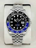 NEW 2026 Rolex GMT-Master II Batgirl 40mm 126710BLNR Jubilee (NEW STYLE CARD)