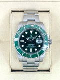 2016 Rolex Submariner “Hulk” 40mm 116610LV Green Dial