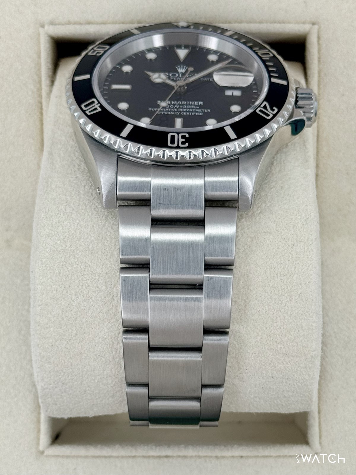 2000 Rolex Submariner 40mm 16610 Stainless Steel Black Dial