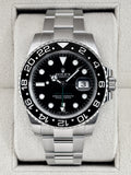 2018 Rolex GMT-Master II 40mm 116710LN Stainless Steel Black Dial