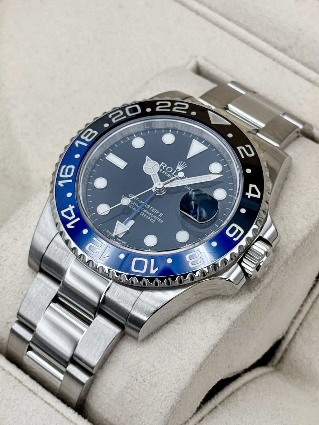 2014 Rolex GMT-Master II Batman 40mm 116710BLNR Oyster