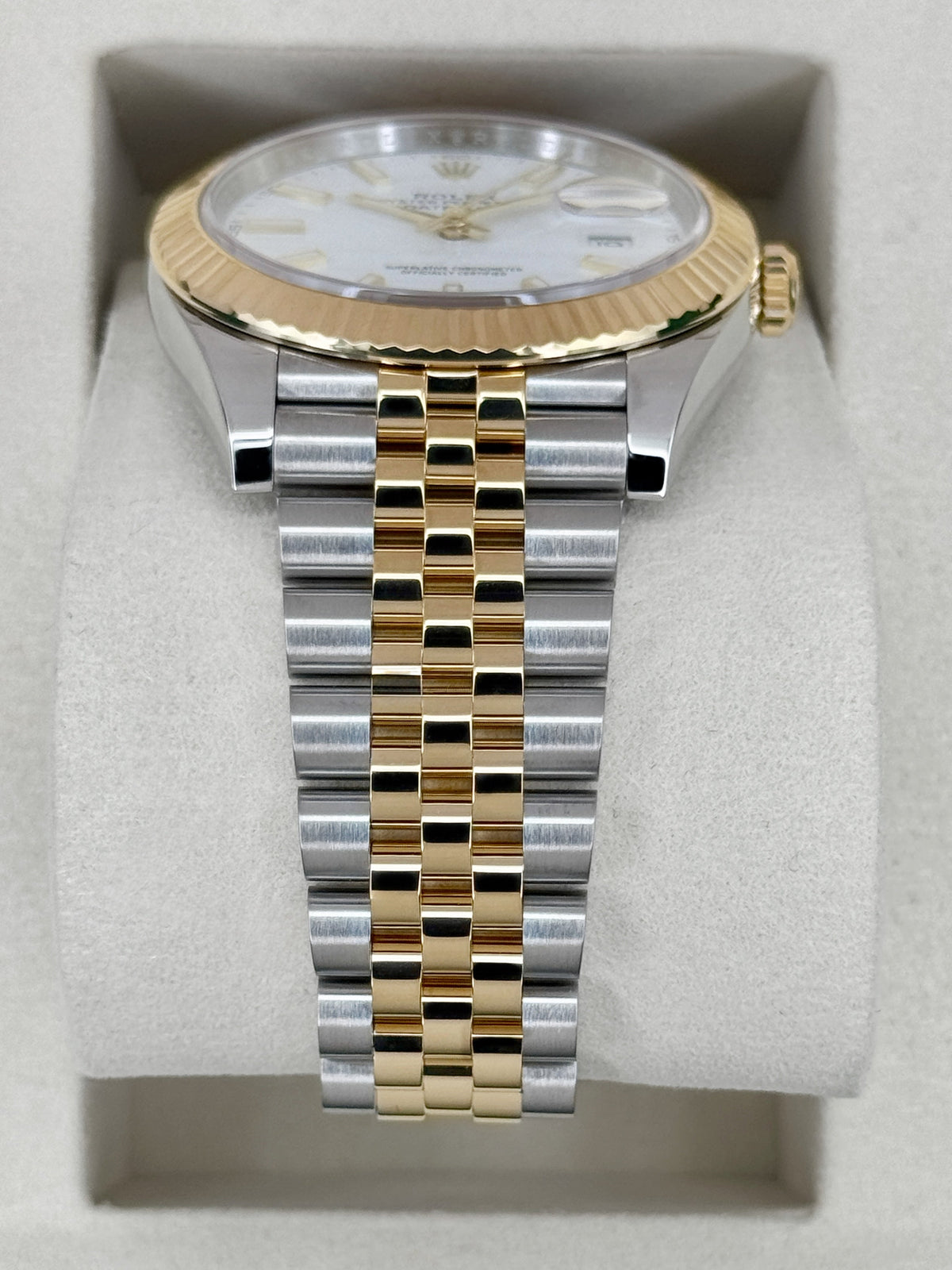 2025 Rolex Datejust 41mm 126333 Two-Tone Jubilee White Dial