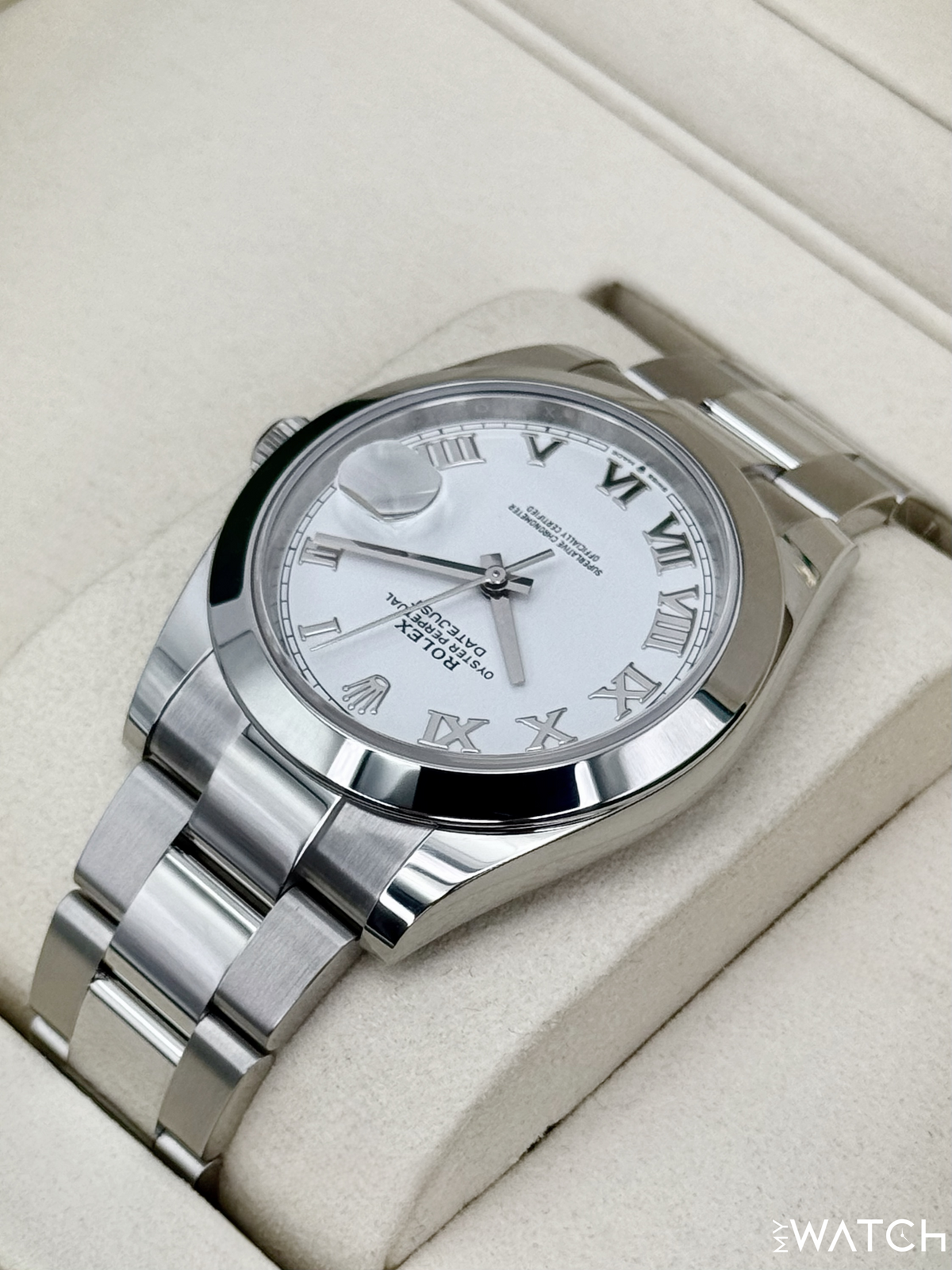 NEW 2026 Rolex Datejust 41mm 126300 Stainless Steel Oyster White Roman Numeral Dial