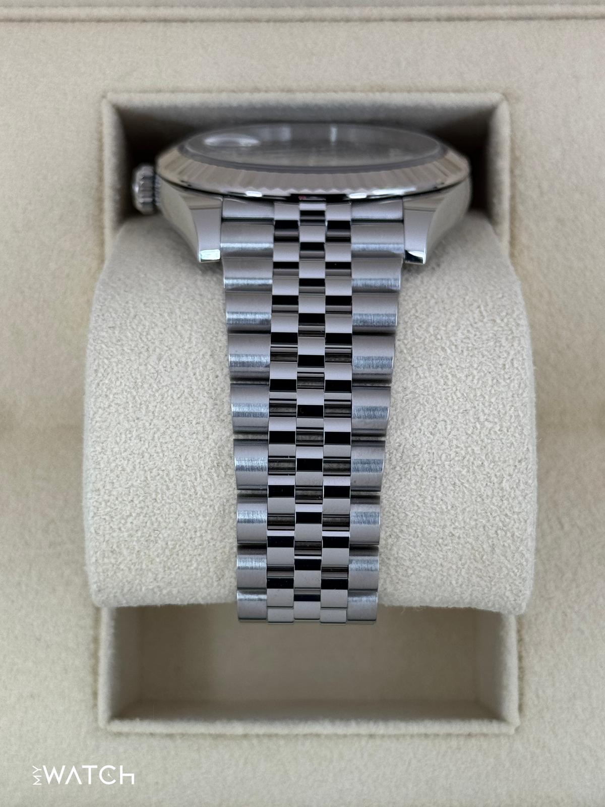 2024 Rolex Datejust 41mm 126334 Stainless Steel Jubilee Rhodium Diamond Dial