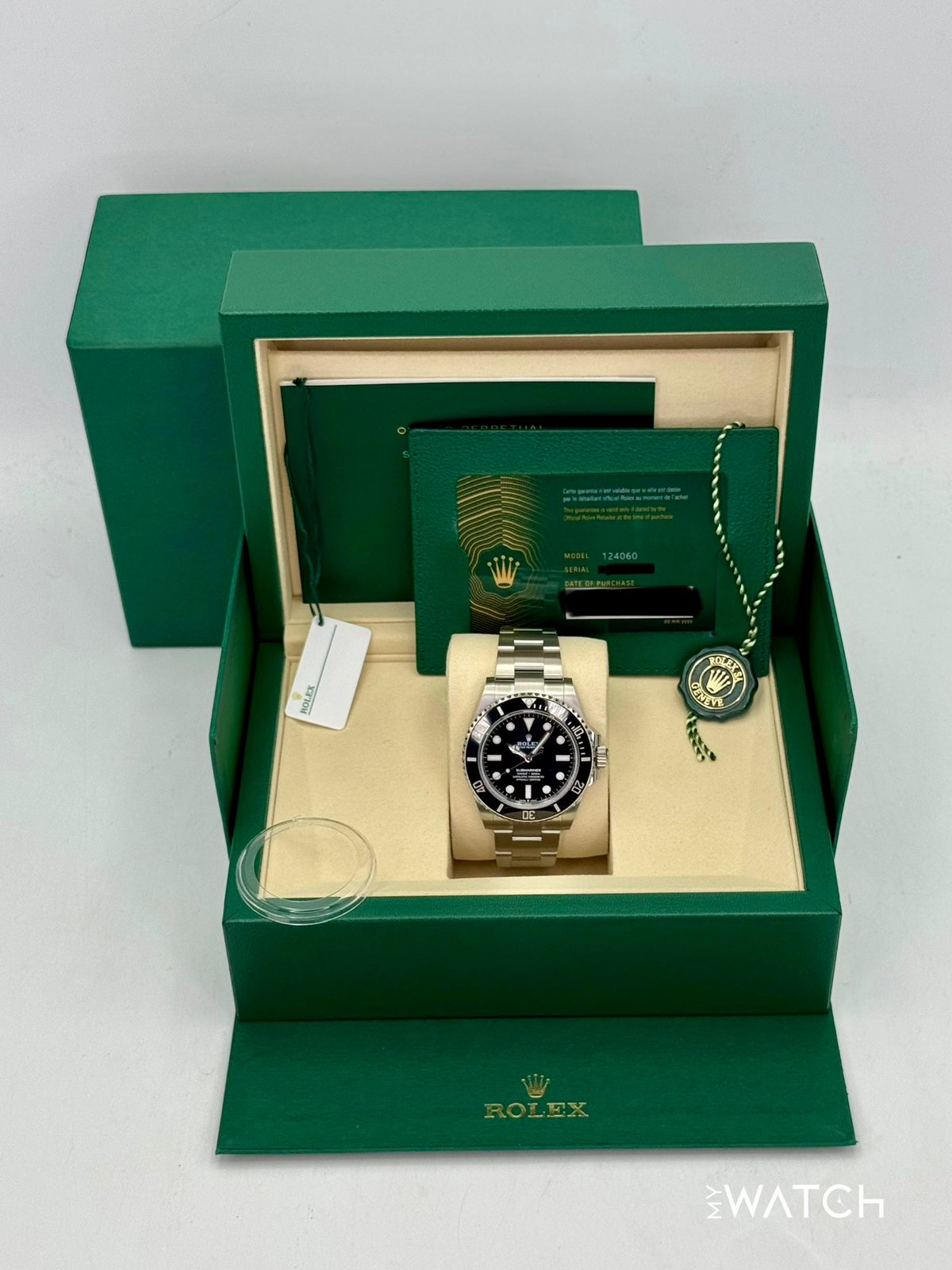 NEW 2025 Rolex Submariner 41mm 124060 Stainless Steel Black Dial (STICKERED)
