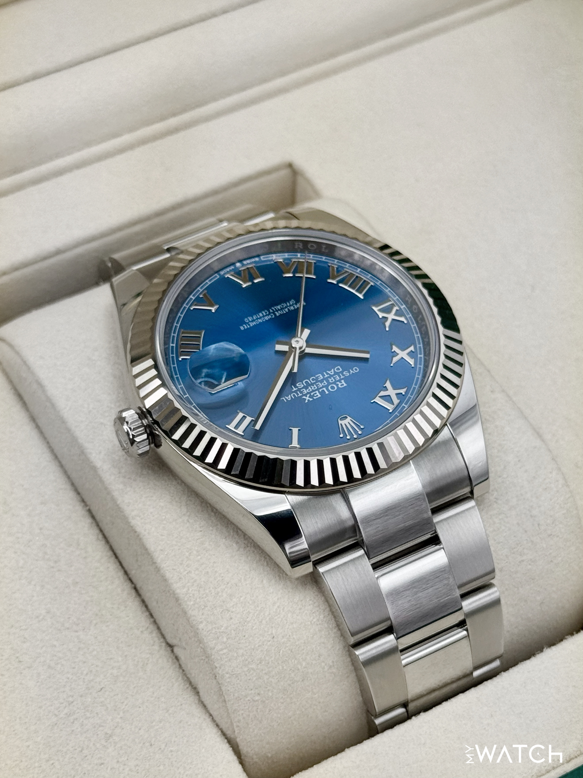 NEW 2026 Rolex Datejust 41mm 126334 Stainless Steel Oyster Azzurro Blue Dial