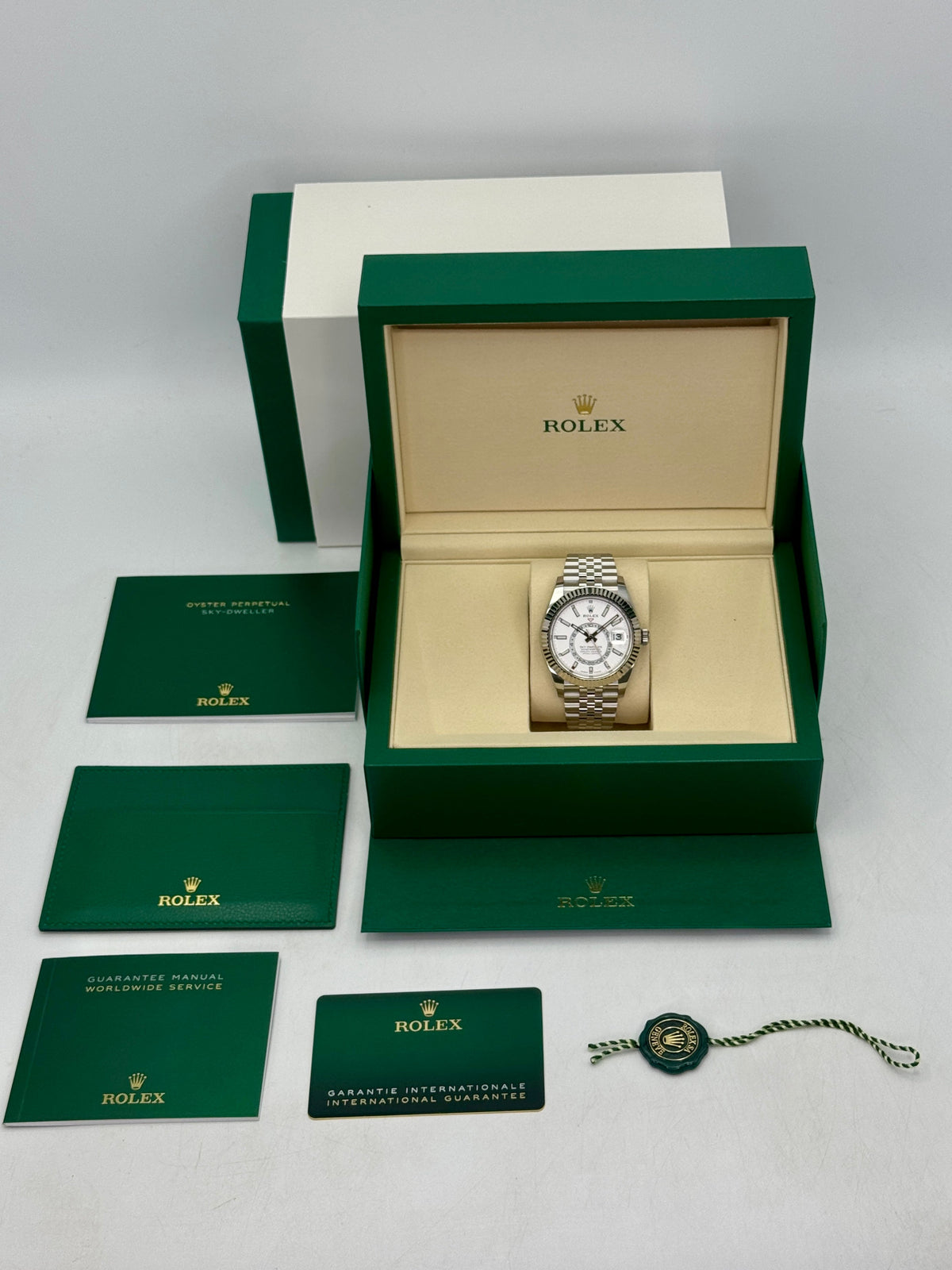 NEW 2026 Rolex Sky-Dweller 42mm 336934 Stainless Steel Jubilee White Dial
