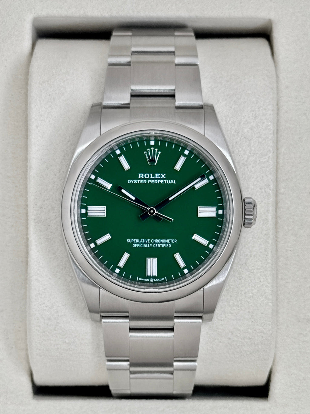 NEW 2026 Rolex Oyster Perpetual 36mm 126000 Green Dial
