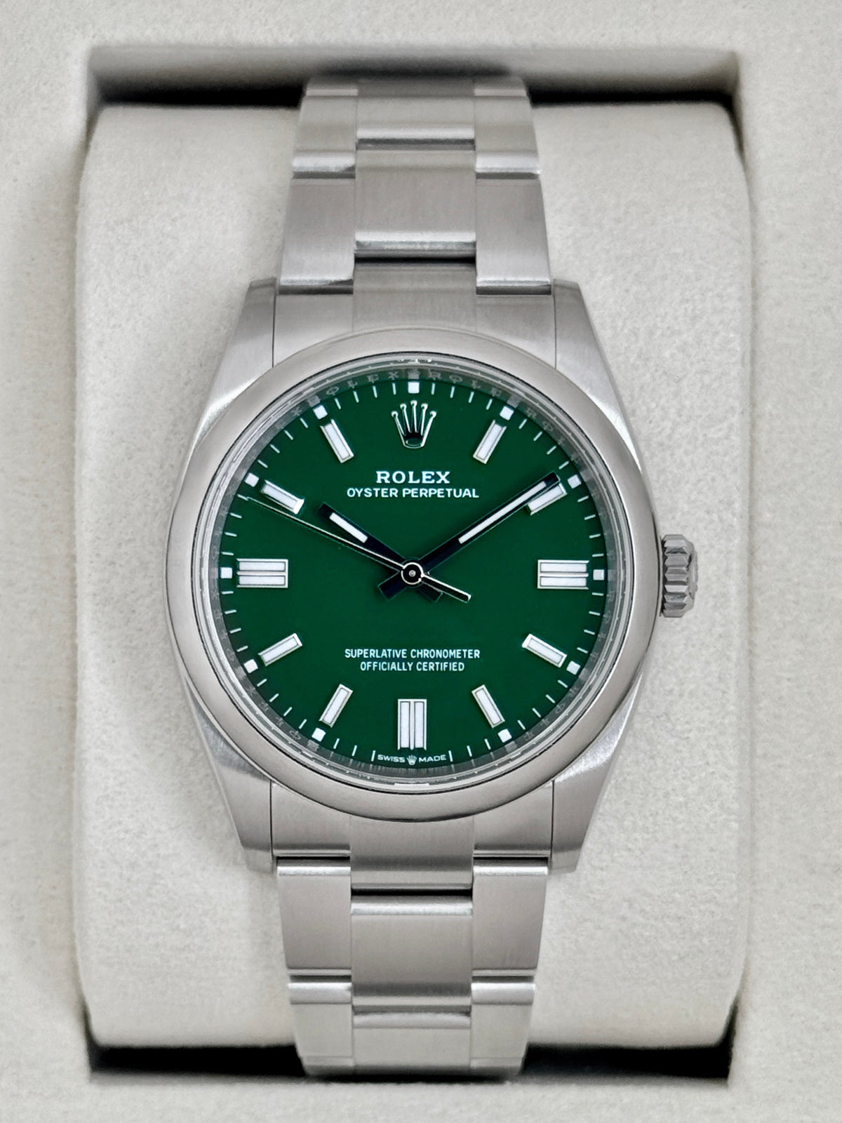 NEW 2026 Rolex Oyster Perpetual 36mm 126000 Green Dial