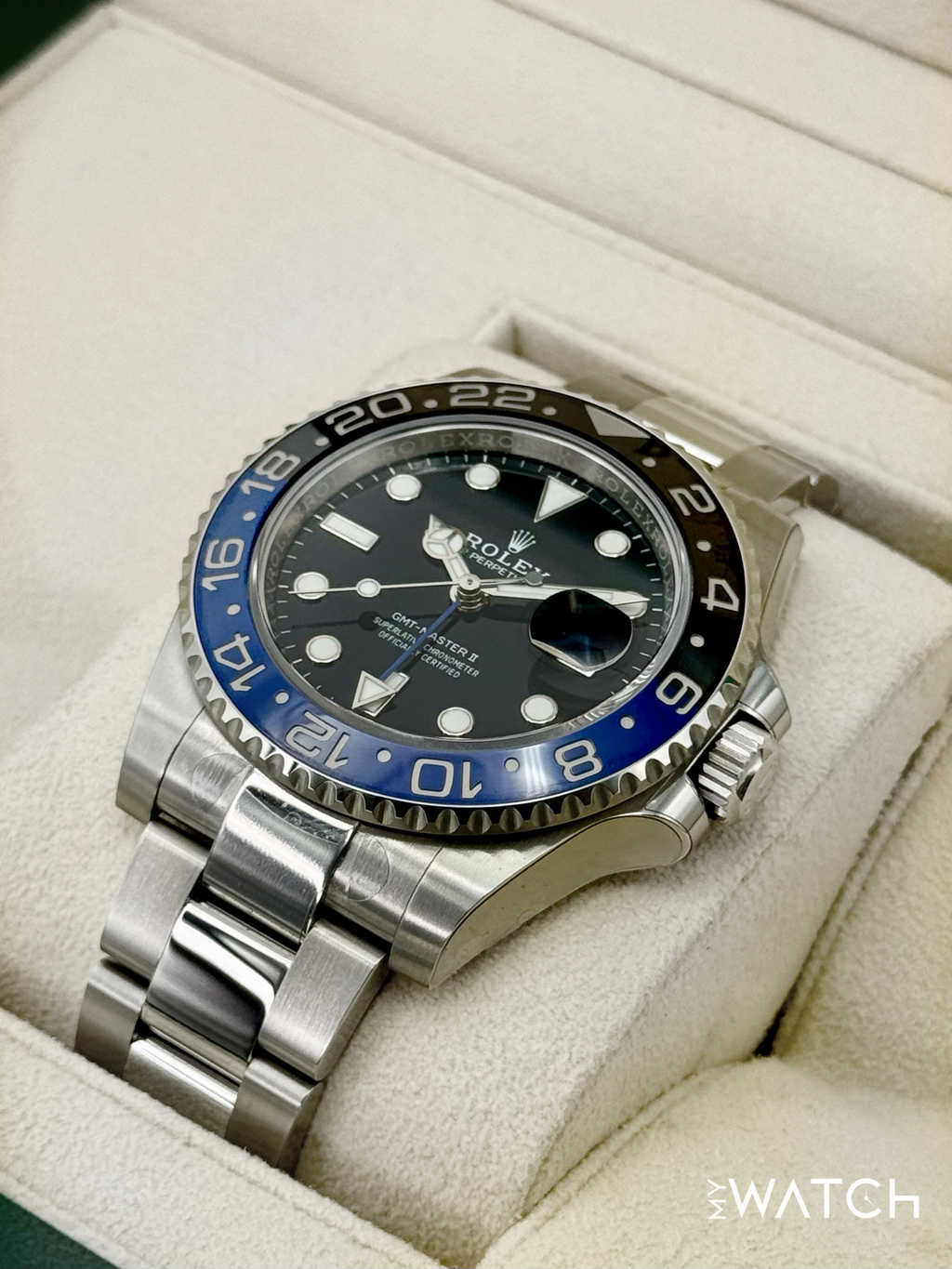 2024 Rolex GMT-Master II "Batman" 40mm 126710BLNR Oyster (STICKERED)
