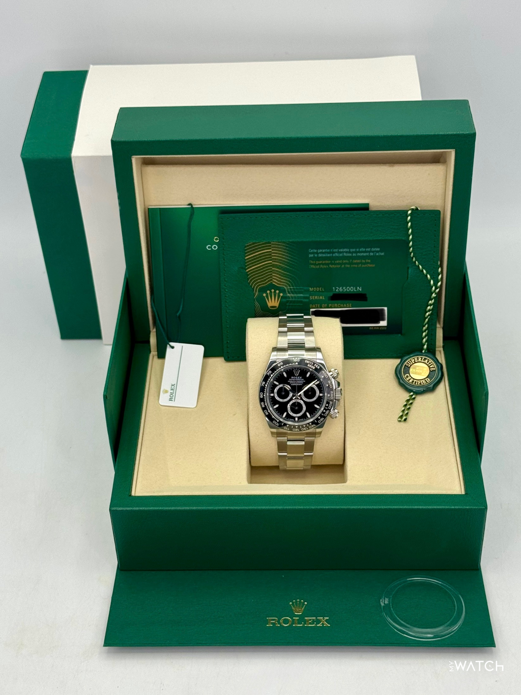 2026 Rolex Daytona 40mm 126500LN Stainless Steel Black Dial