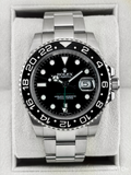 2014 Rolex GMT-Master II 40mm 116710LN Stainless Steel Black Dial
