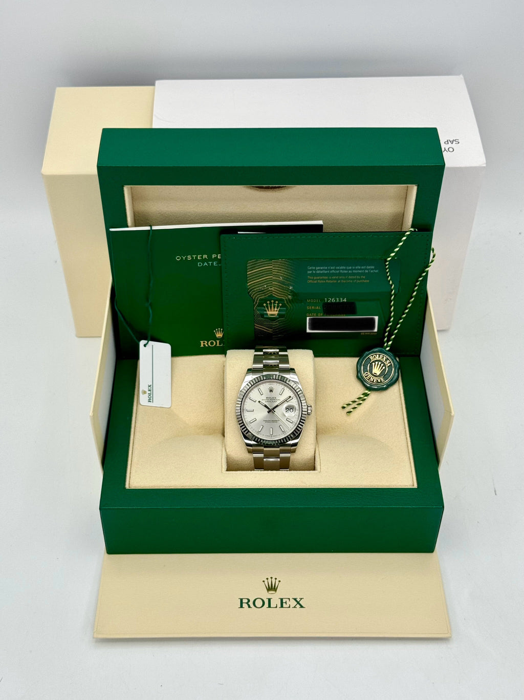 NEW 2025 Rolex Datejust 41mm 126334 Stainless Steel Oyster Silver Dial