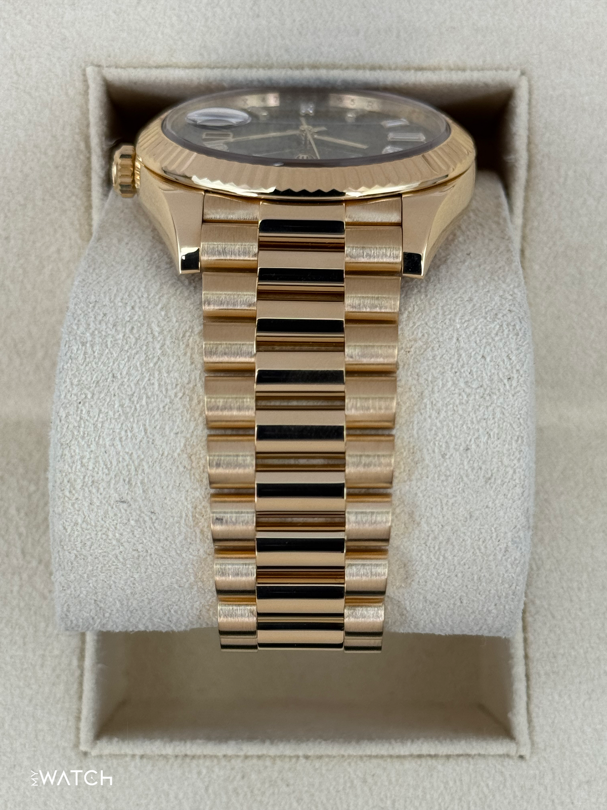 2024 Rolex Day-Date 40mm 228238 Yellow Gold Black Onyx Diamond Dial