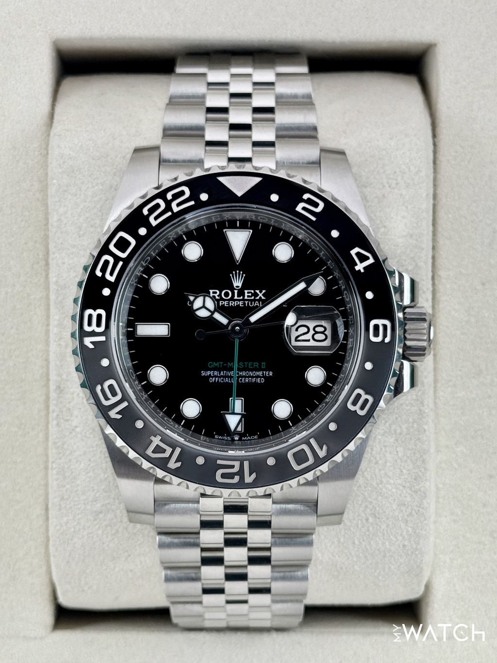 NEW 2025 Rolex GMT-Master II "Bruce Wayne" 40mm 126710GRNR Jubilee