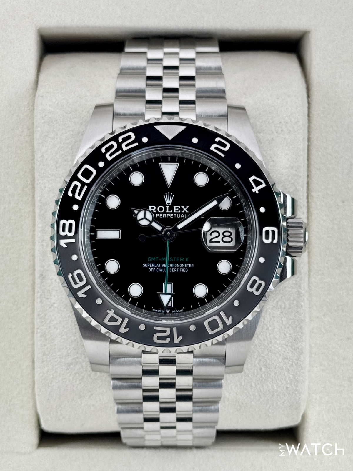 NEW 2025 Rolex GMT-Master II "Bruce Wayne" 40mm 126710GRNR Jubilee