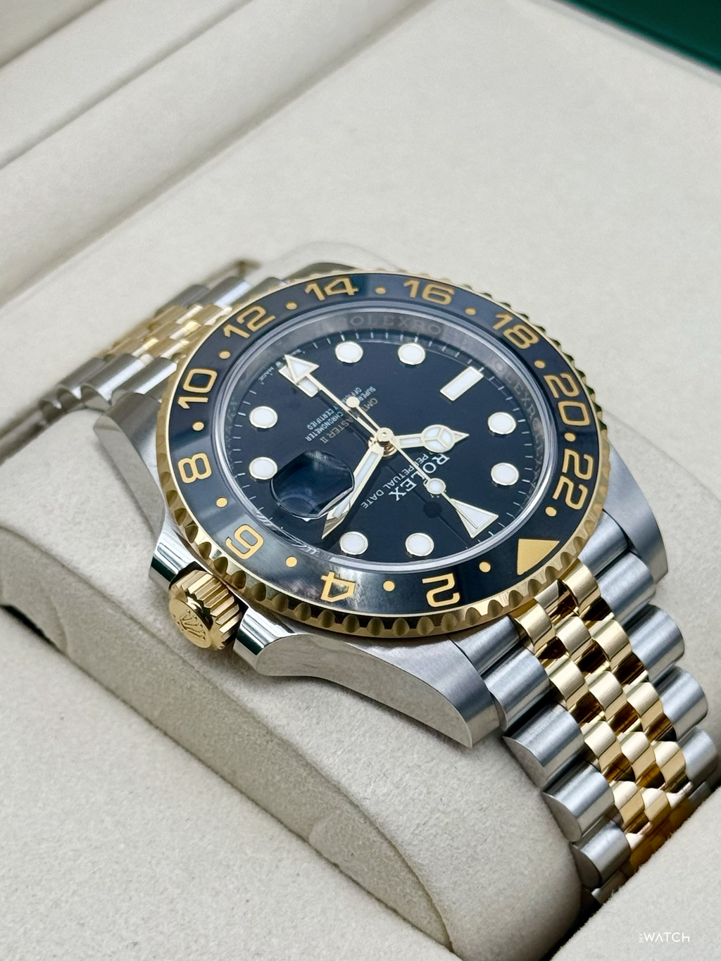 2025 Rolex GMT-Master II 40mm 126713GRNR Two-Tone Jubilee