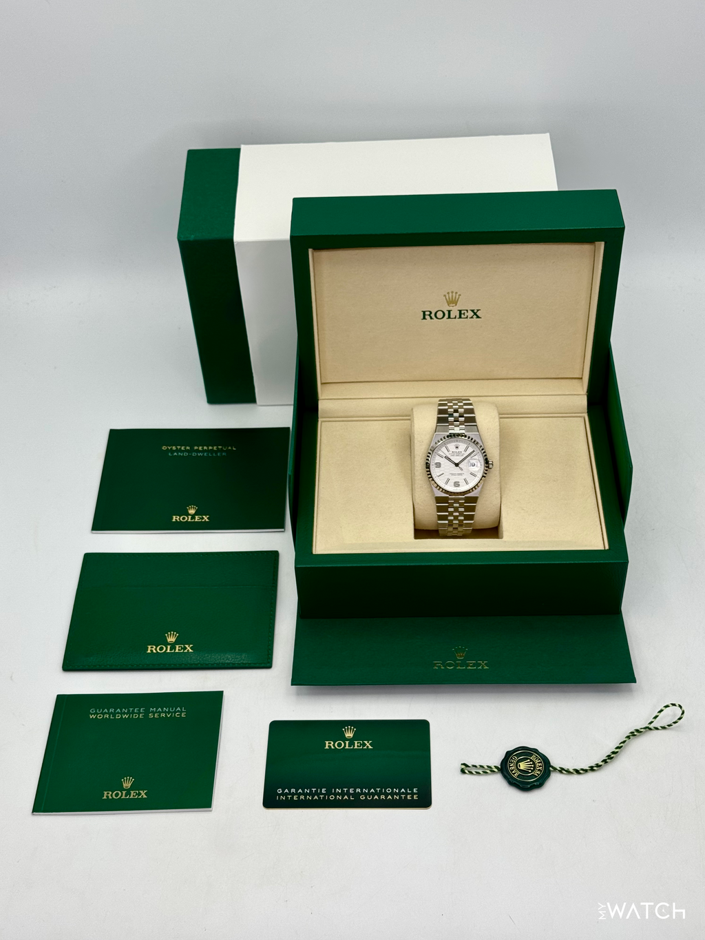NEW 2026 Rolex Land-Dweller 36mm 127234 Stainless Steel Flat Jubilee White Dial
