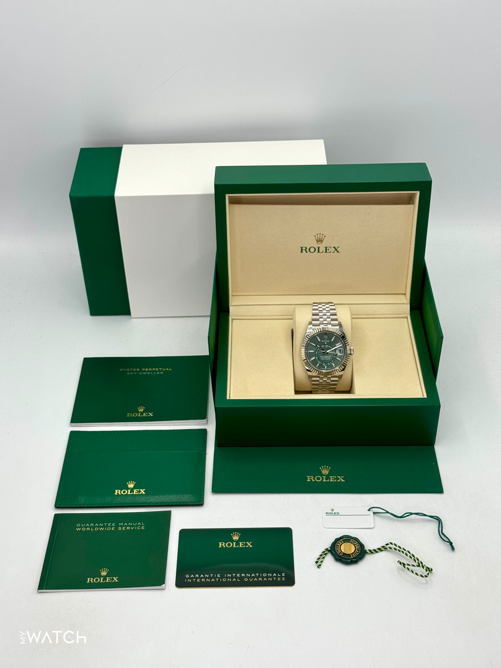 NEW 2026 Rolex Sky-Dweller 42mm 336934 Jubilee Green Dial