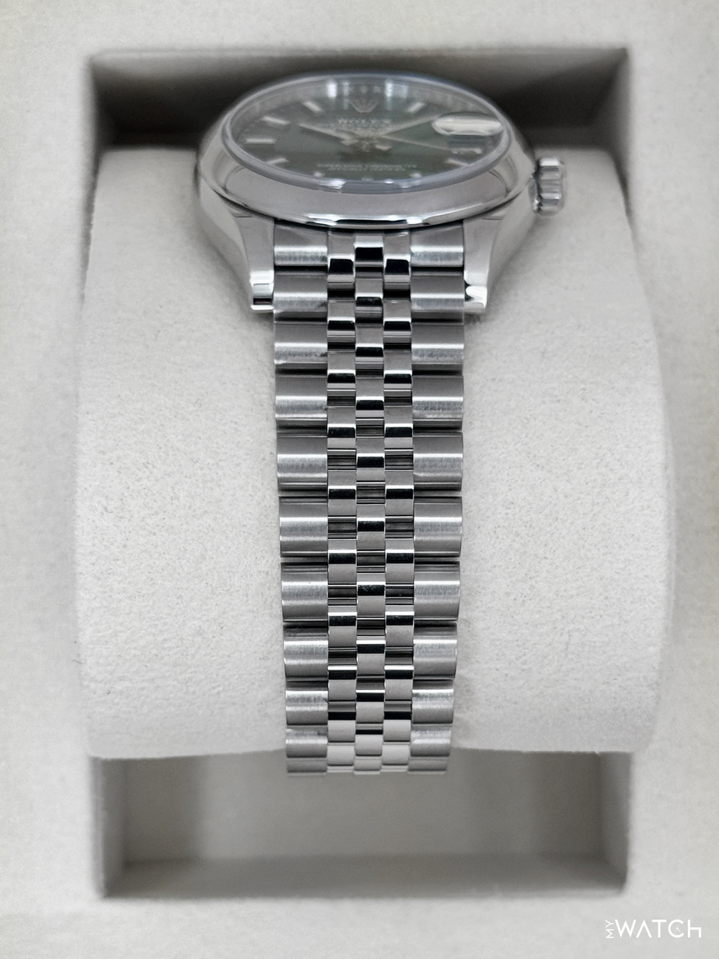 NEW 2026 Rolex Datejust 31mm 278240 Stainless Steel Jubilee Mint Green Dial