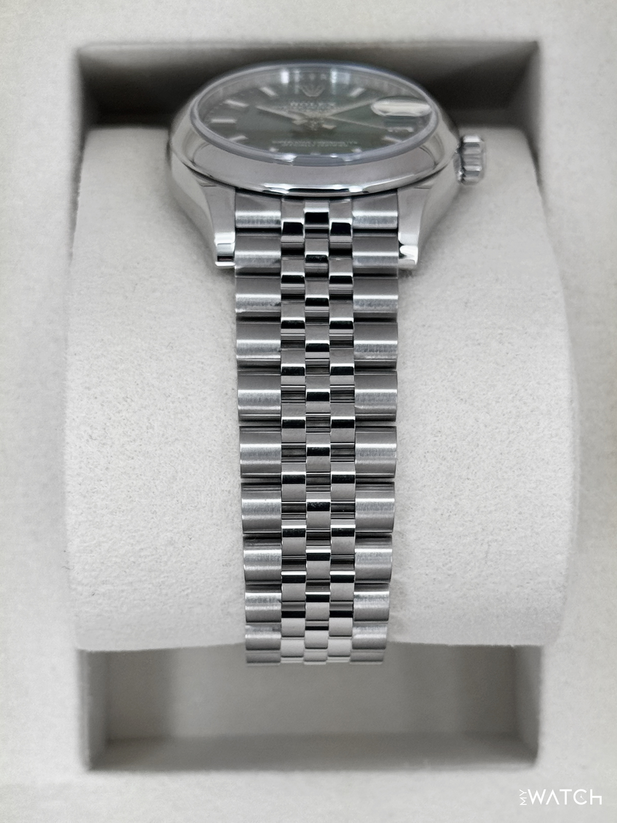 NEW 2026 Rolex Datejust 31mm 278240 Stainless Steel Jubilee Mint Green Dial