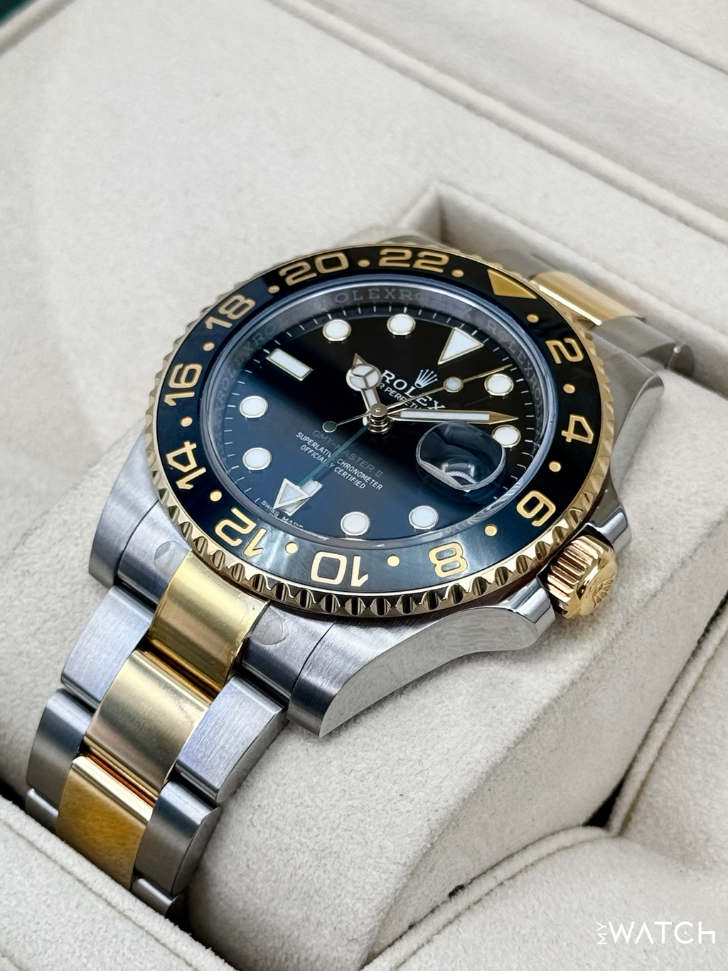 2017 Rolex GMT-Master II 40mm 116713LN Two-Tone Black Dial