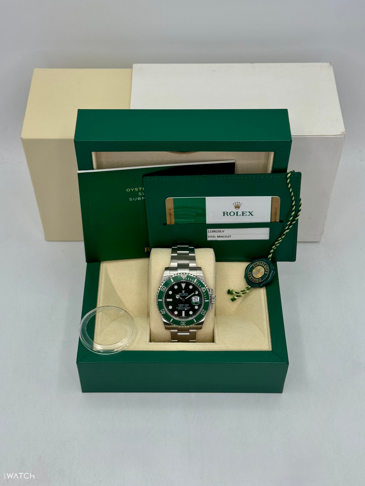 2015 Rolex Submariner "Hulk" 40mm 116610LV Green Dial