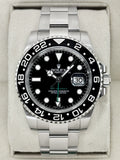 2016 Rolex GMT-Master II 40mm 116710LN Stainless Steel Black Dial
