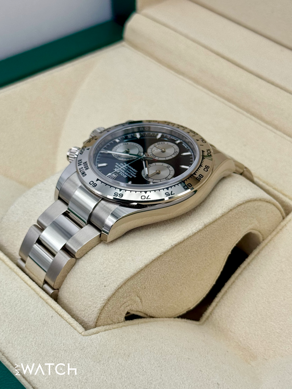 2023 Rolex Daytona 40mm 126509 White Gold Black Dial