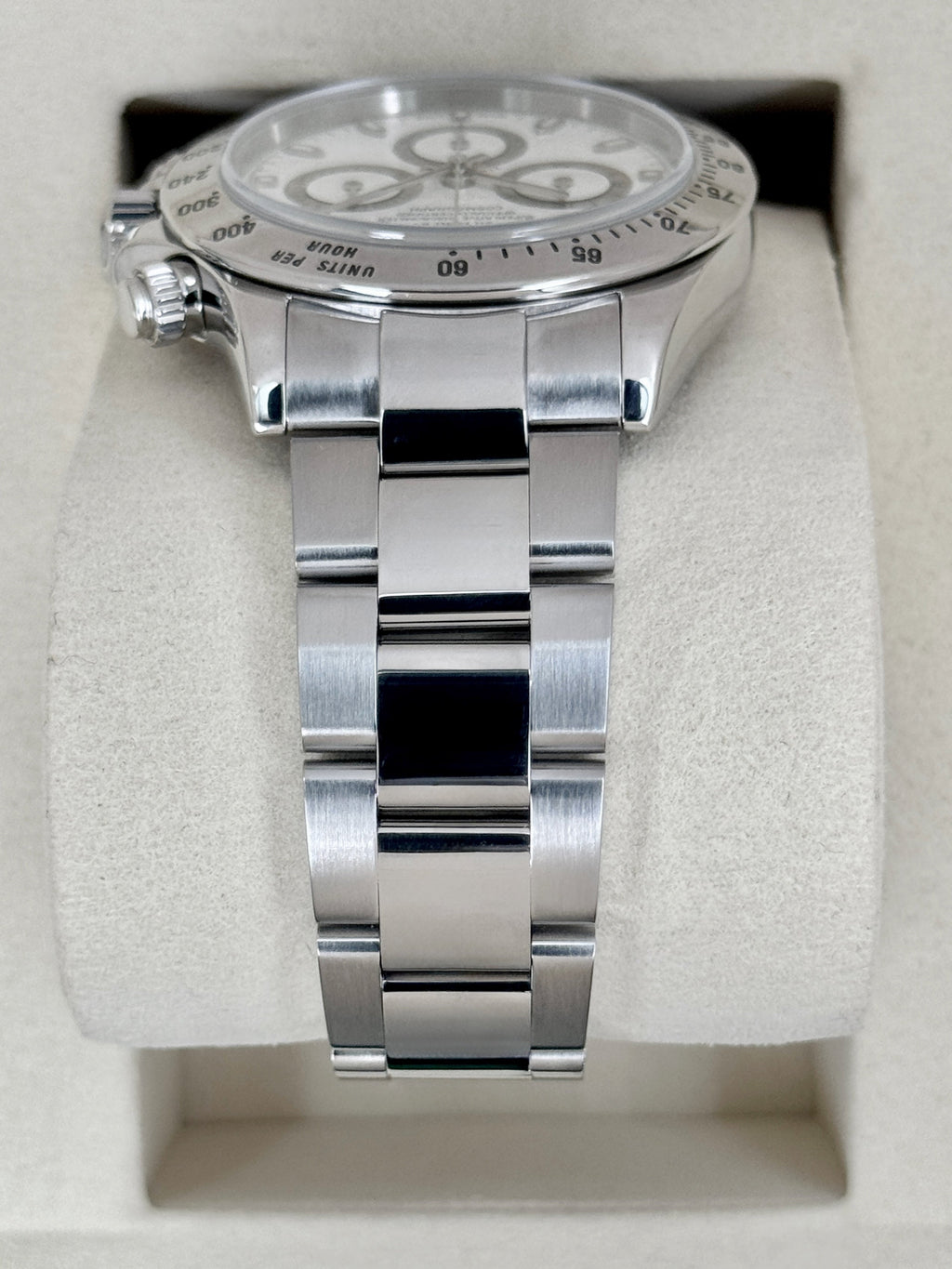 2003 Rolex Daytona 40mm 116520 Stainless Steel White Dial (Collectors Set)