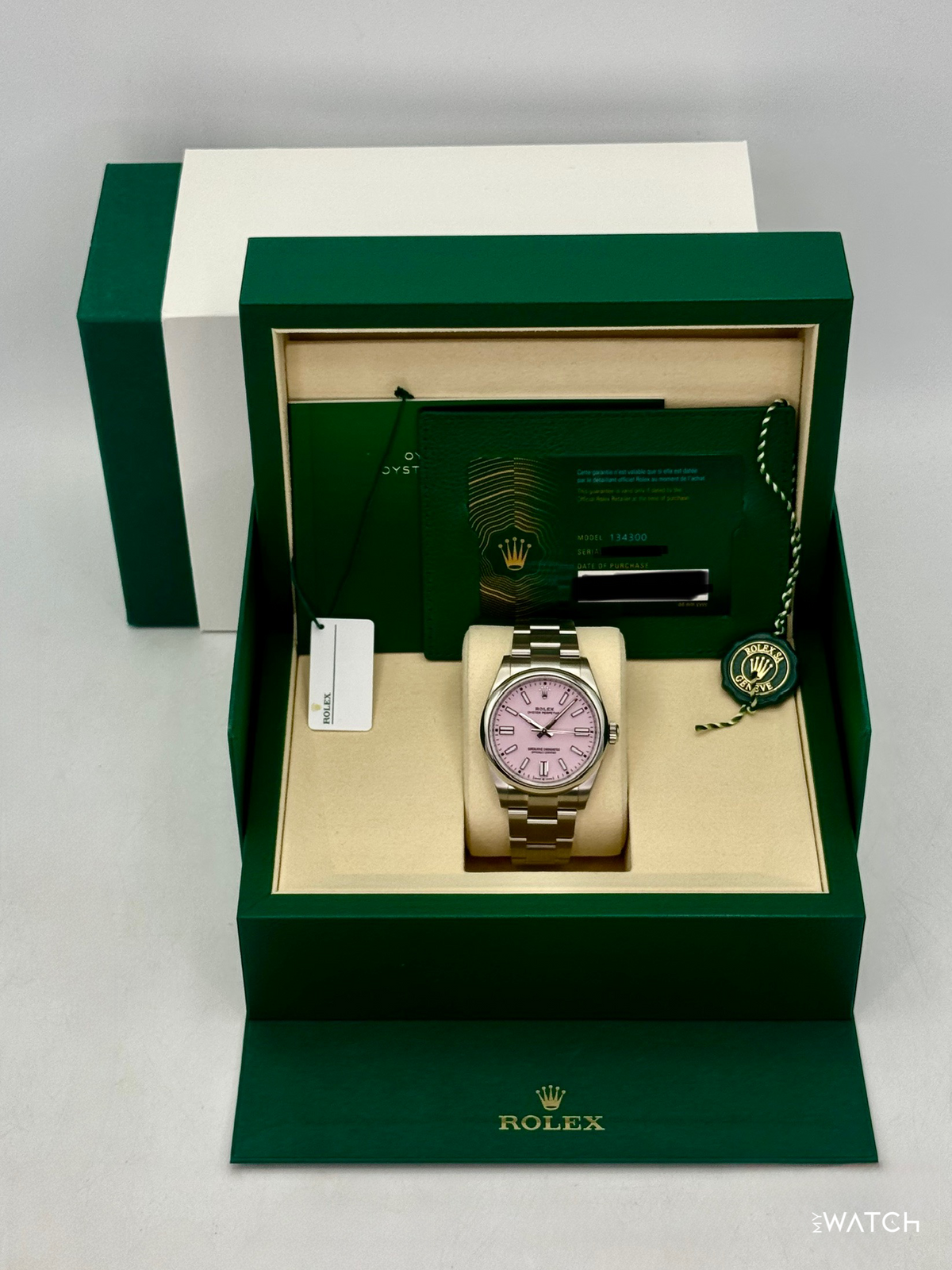 NEW 2026 Rolex Oyster Perpetual 41mm 134300 Candy Pink Dial (STICKERED)