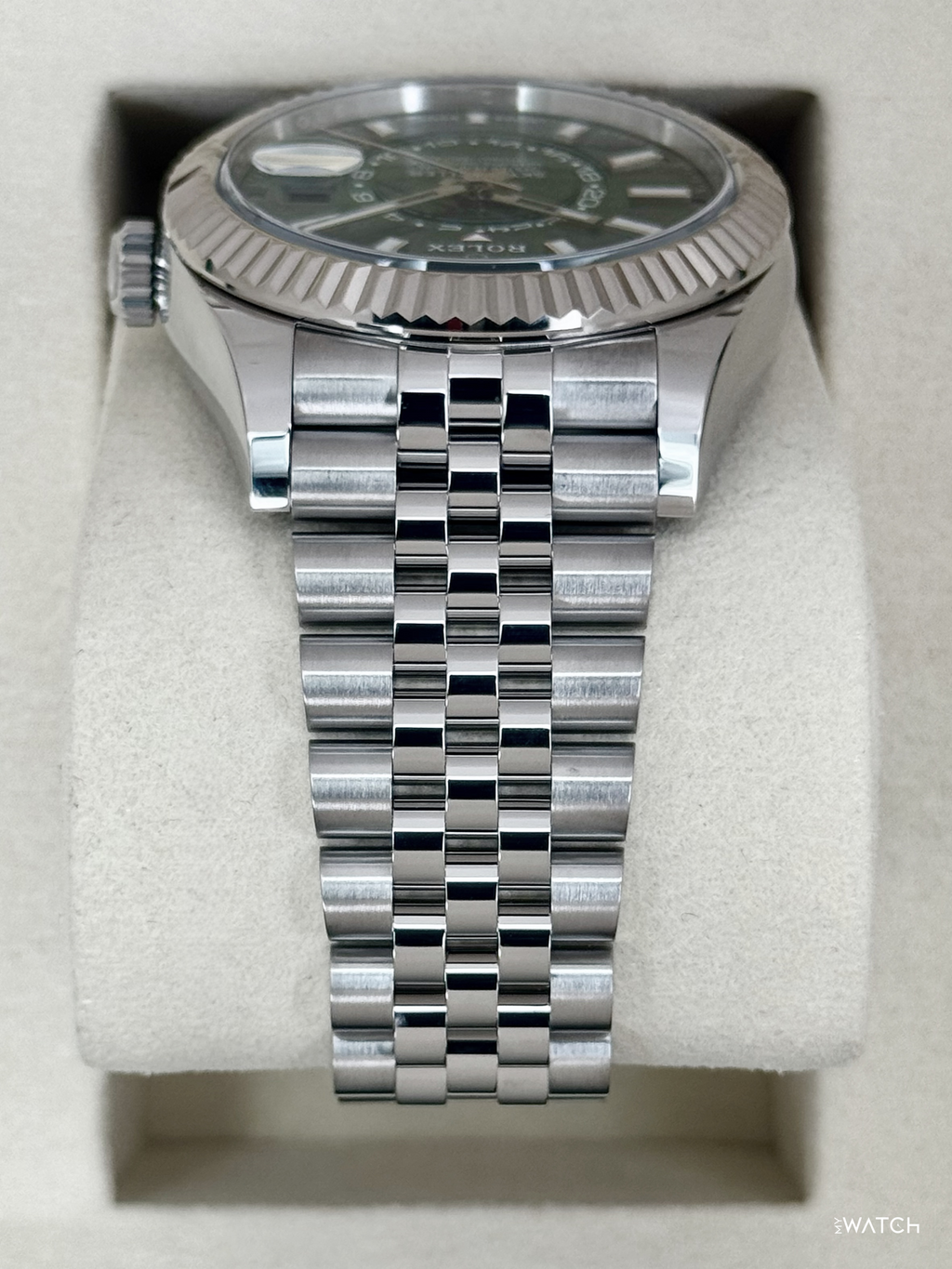 2026 Rolex Sky-Dweller 42mm 336934 Stainless Steel Jubilee Green Dial